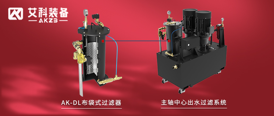 主轴中心出水系统——布袋过滤器